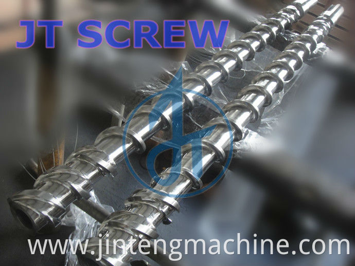 bimetallic rubber screw and barrel for extruder